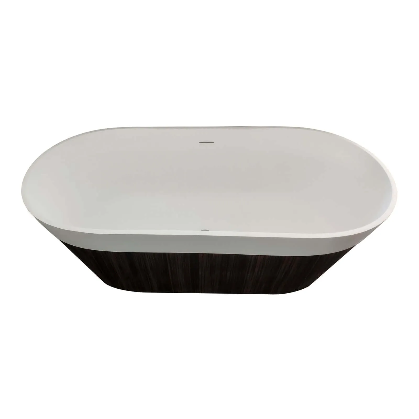 67" Pine-Like Grain Solid Surface Bathtub