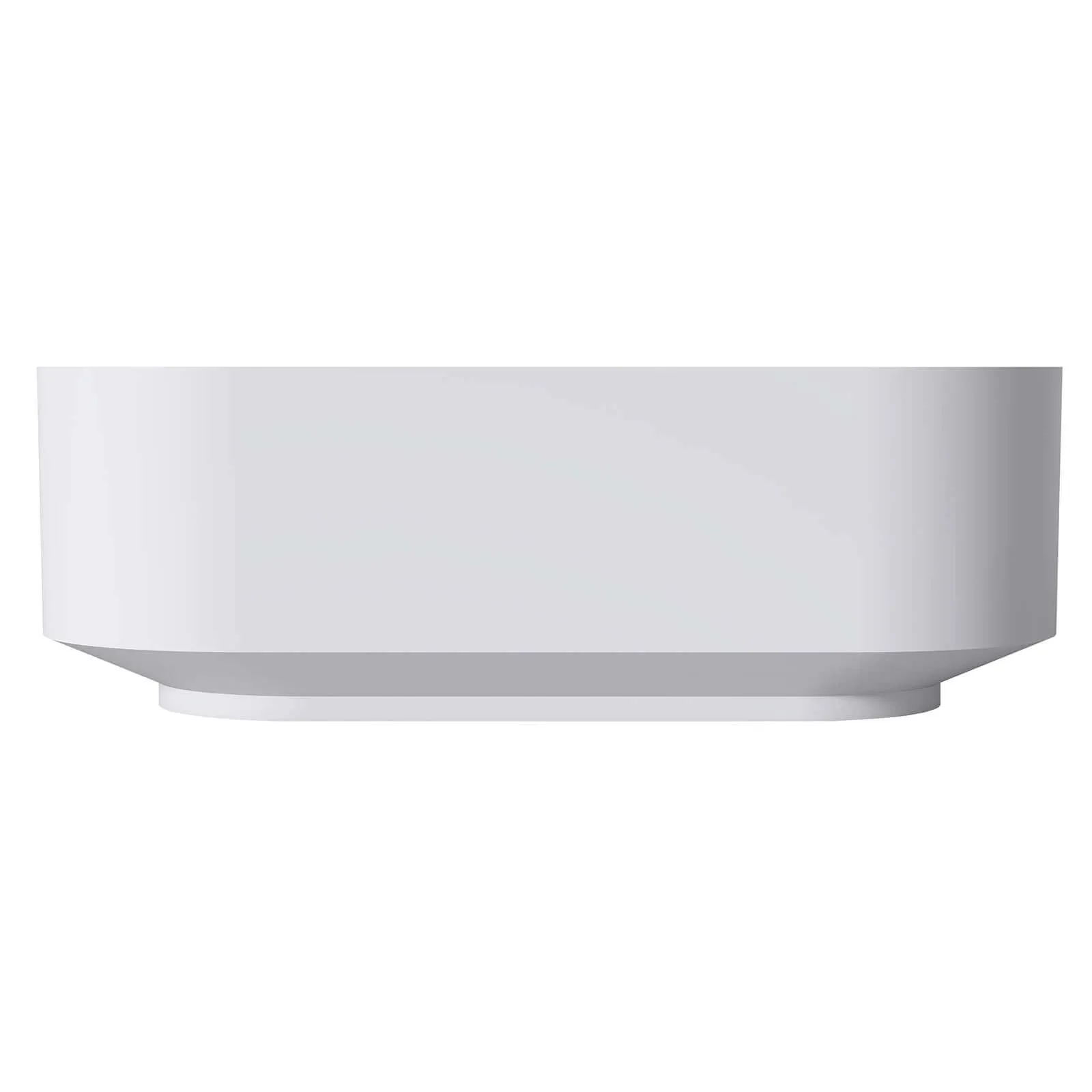 67" Solid Surface Pedestal Freestanding Tub