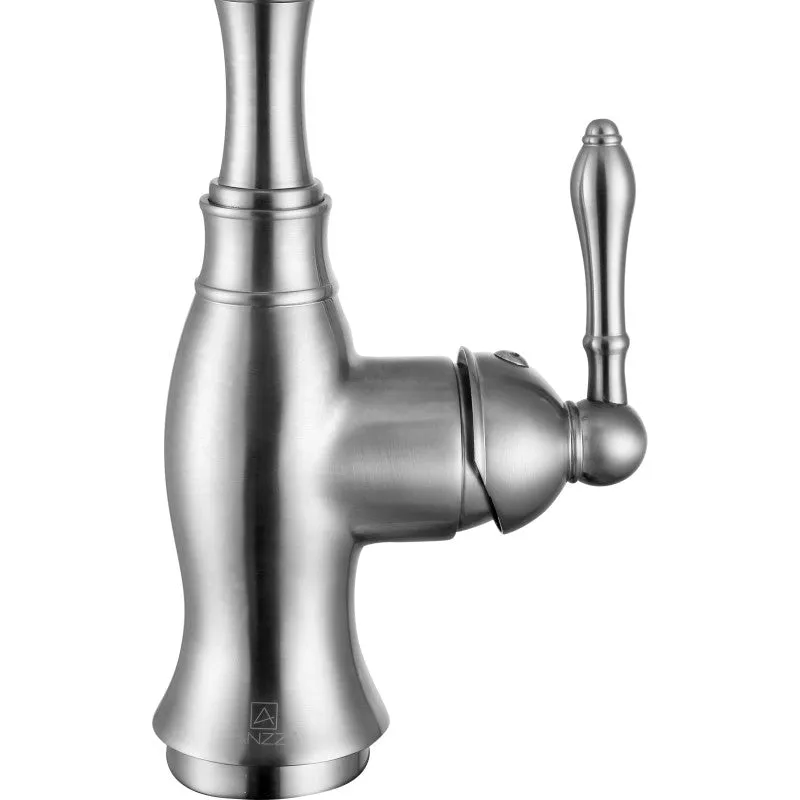ANZZI Highland Single-Handle Standard Kitchen Faucet with Side Sprayer