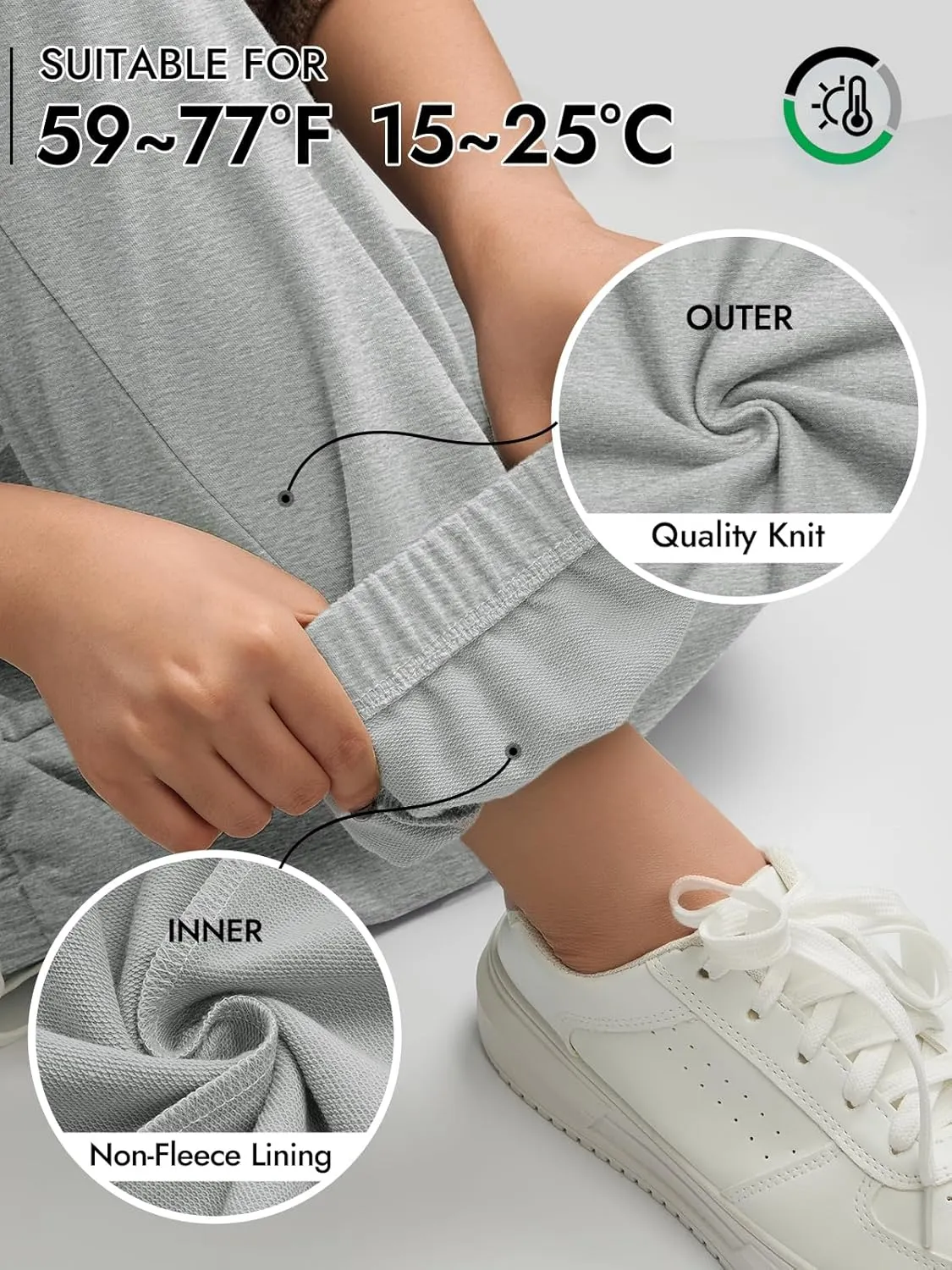 ATHMILE Sweatpants Women Baggy Joggers Workout Loose Lounge Lightweight Comfy Sweat High Waisted Athletic Pants