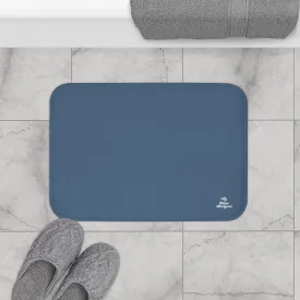 Blue Accent Color, Memory Foam Bath Mat - Cozy Bathroom Essential