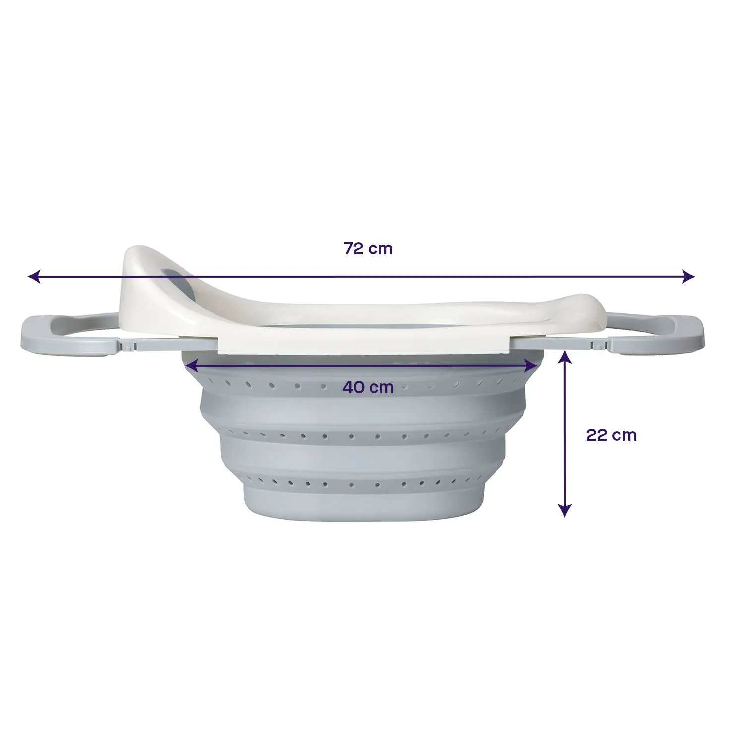 Clevamama Clevabath Sink Bath Grey