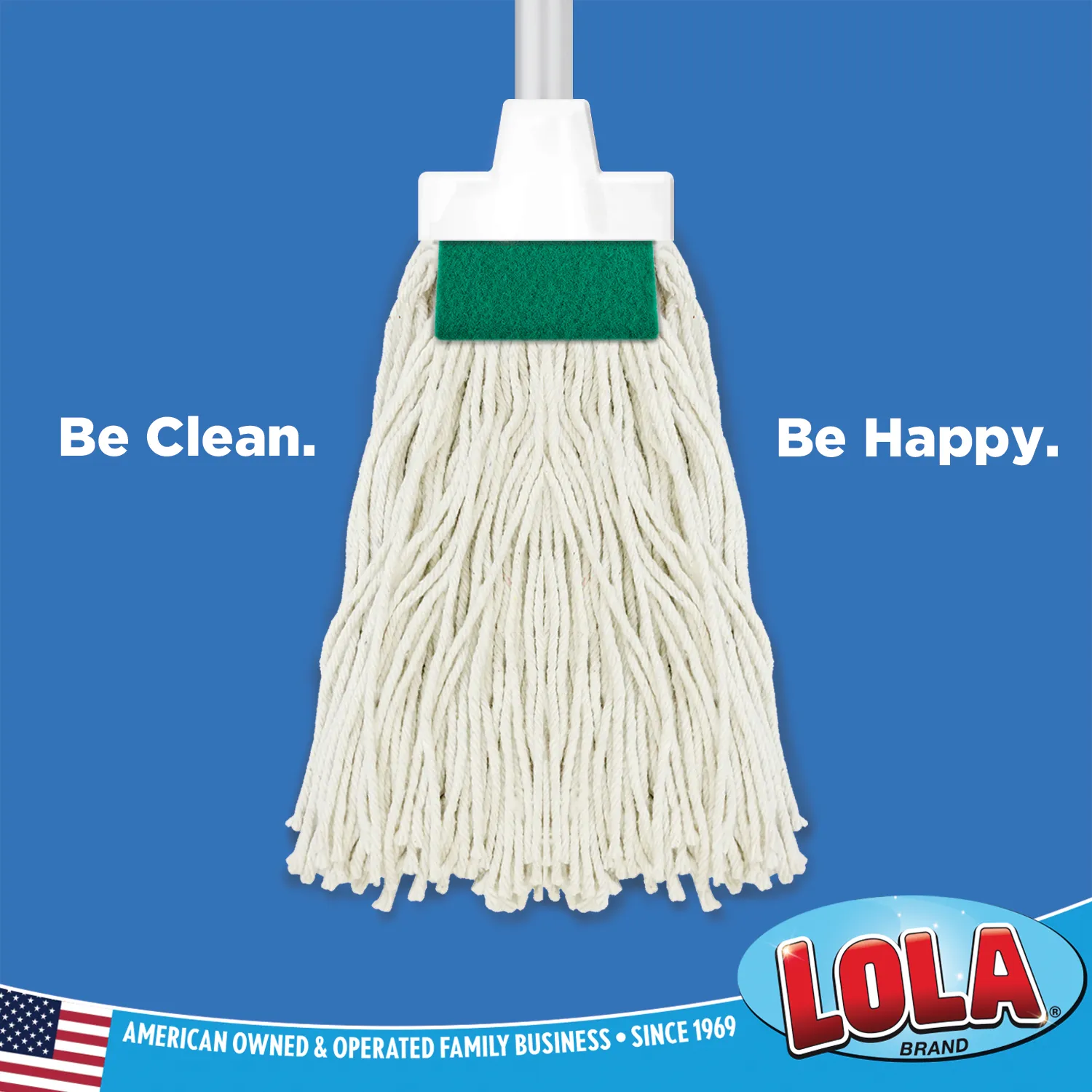 Cotton Floor Wet Mop w/ Scuff Remover