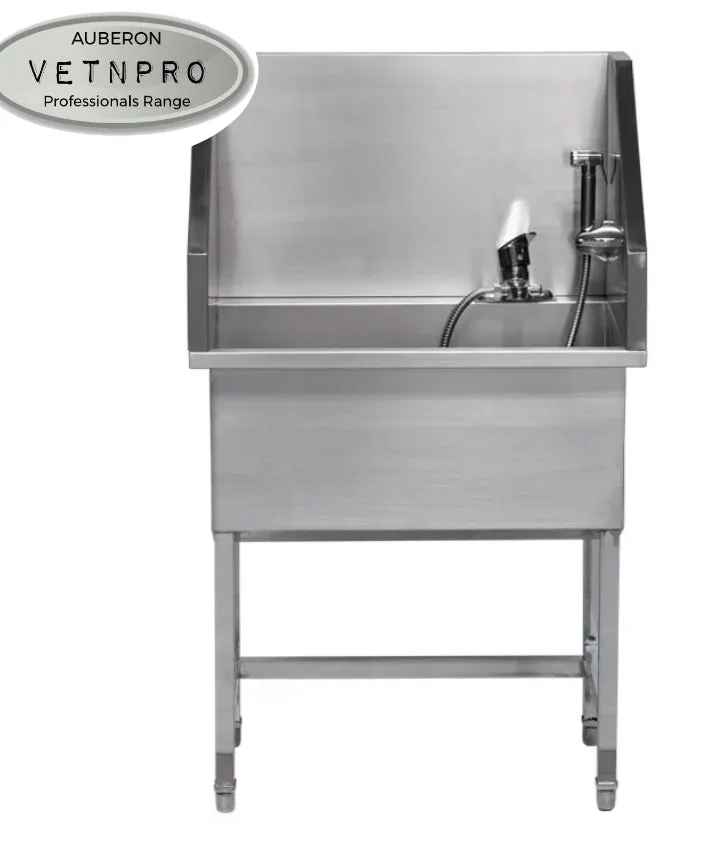 Dog Bath Tub Free Standing Pro Range & Home Small 70x50x110cm 304 SS
