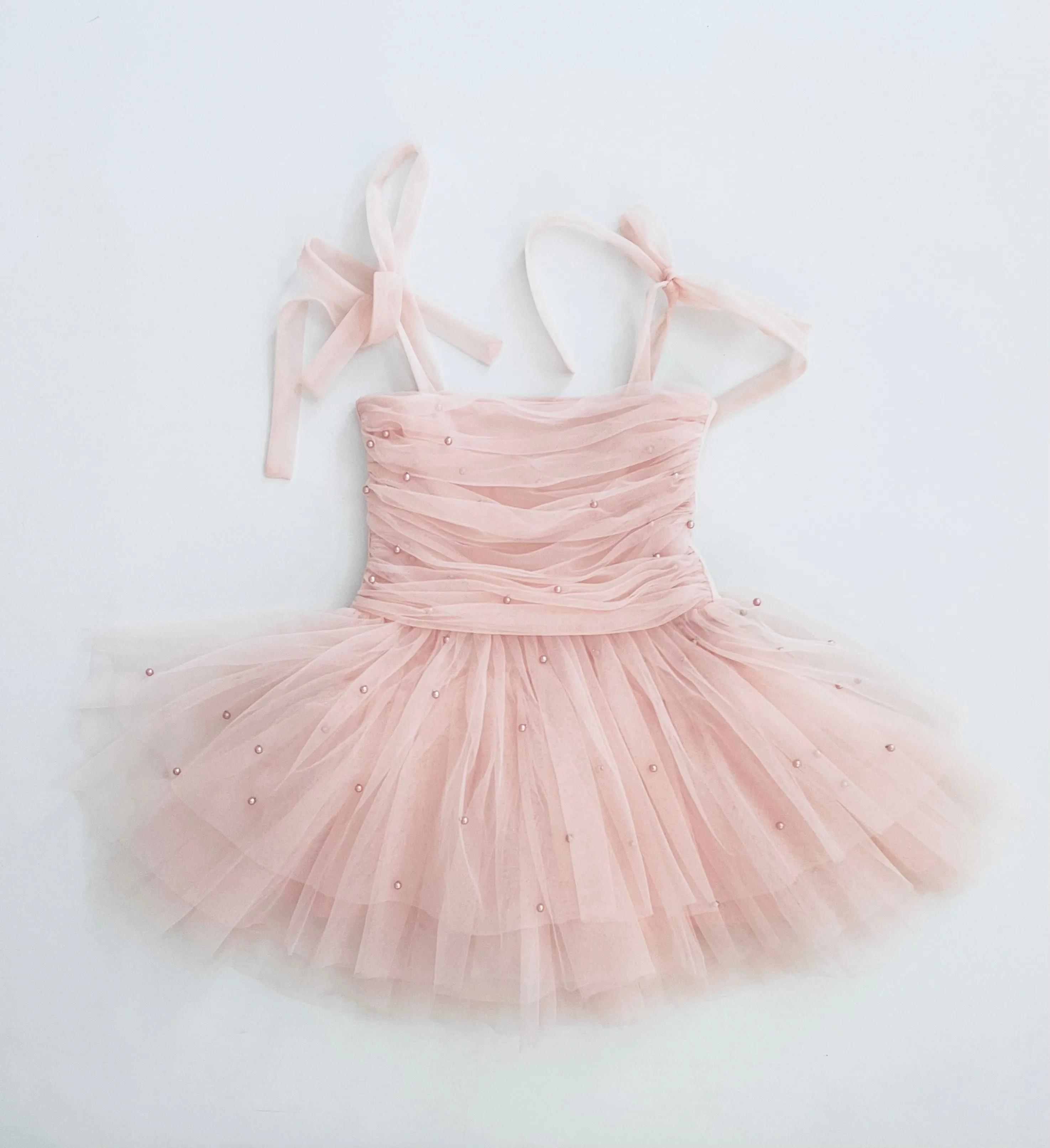 DOLLY® PEARL TULLE BALLERINA DRESS dollypink  ⚪