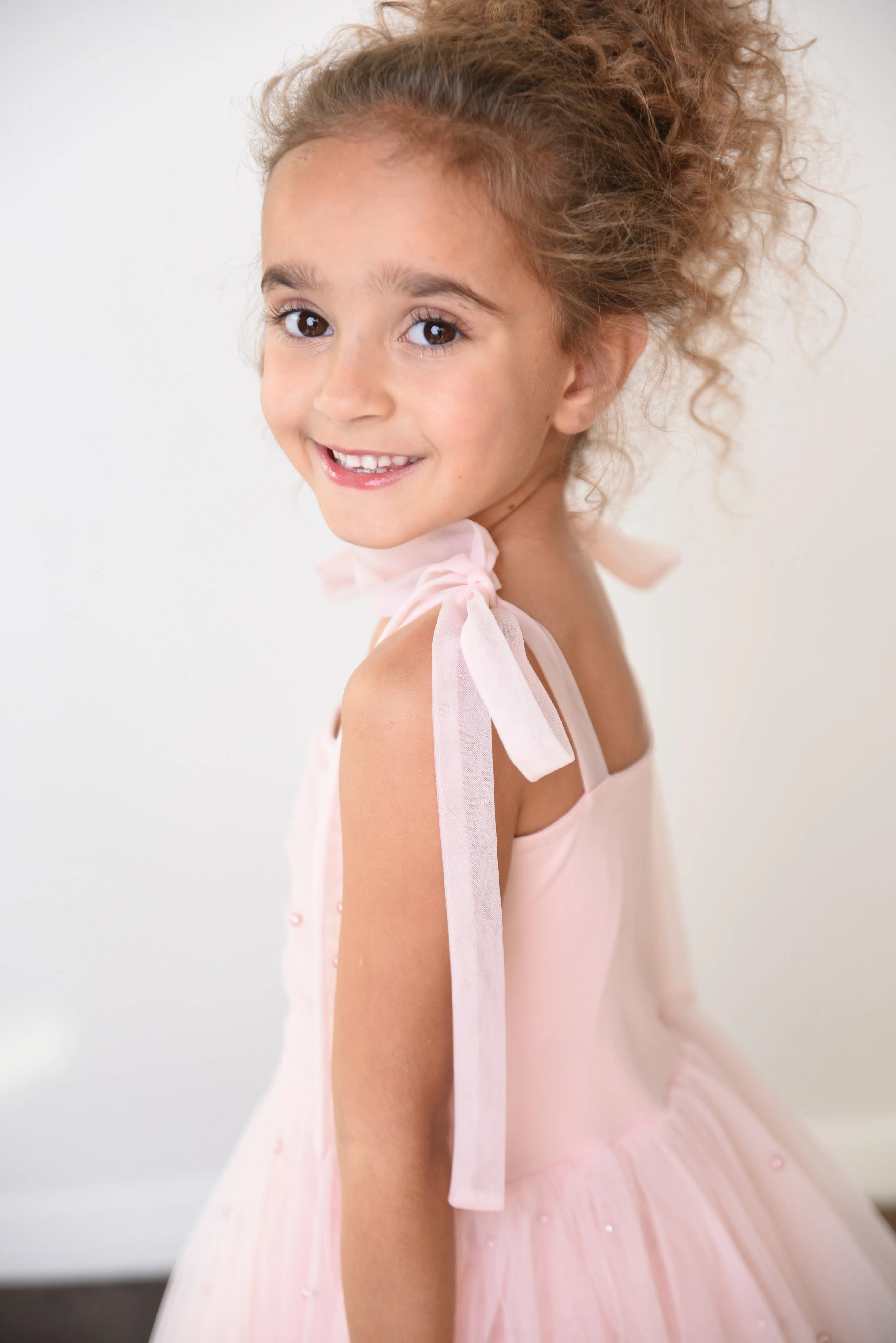 DOLLY® PEARL TULLE BALLERINA DRESS dollypink  ⚪