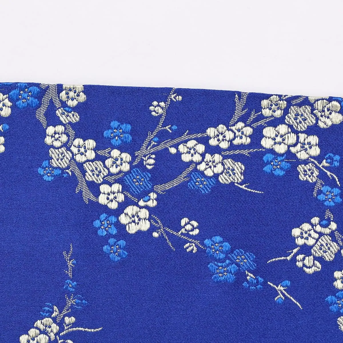 FAD-4U Womens Kimono Obi Belt Japanese Style Embroidered Wide Waistband Girdle with Tassel Yukata Robe Accessories