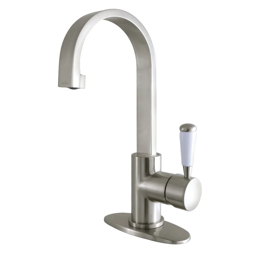 Fauceture LS8218DPL Paris Single-Handle Bathroom Faucet with Deck Plate & Drain