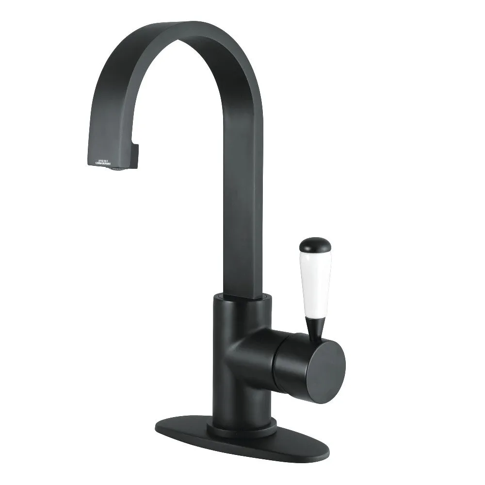 Fauceture LS8218DPL Paris Single-Handle Bathroom Faucet with Deck Plate & Drain