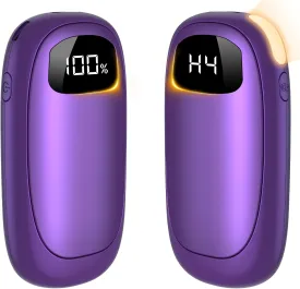 Hand Warmers Rechargeable - 14000mAh Electric Hand Warmers, Max 20 Hrs Warmth 4 Levels Heat Up to 131, Dual-Side Heating Portable Reusable Pocket Heater 2 Pack for Raynauds, Hunting, Camping, Golf