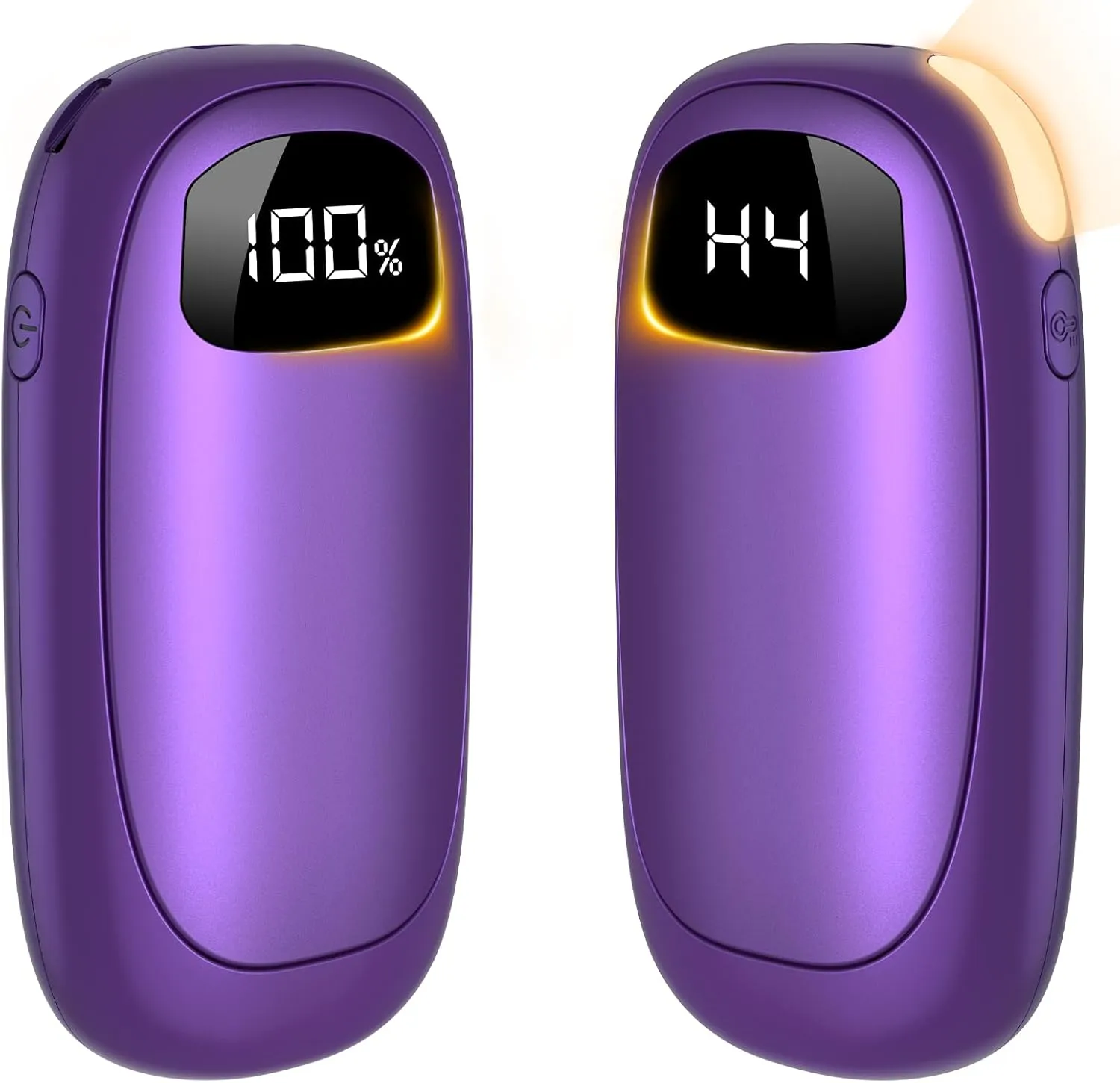 Hand Warmers Rechargeable - 14000mAh Electric Hand Warmers, Max 20 Hrs Warmth 4 Levels Heat Up to 131, Dual-Side Heating Portable Reusable Pocket Heater 2 Pack for Raynauds, Hunting, Camping, Golf