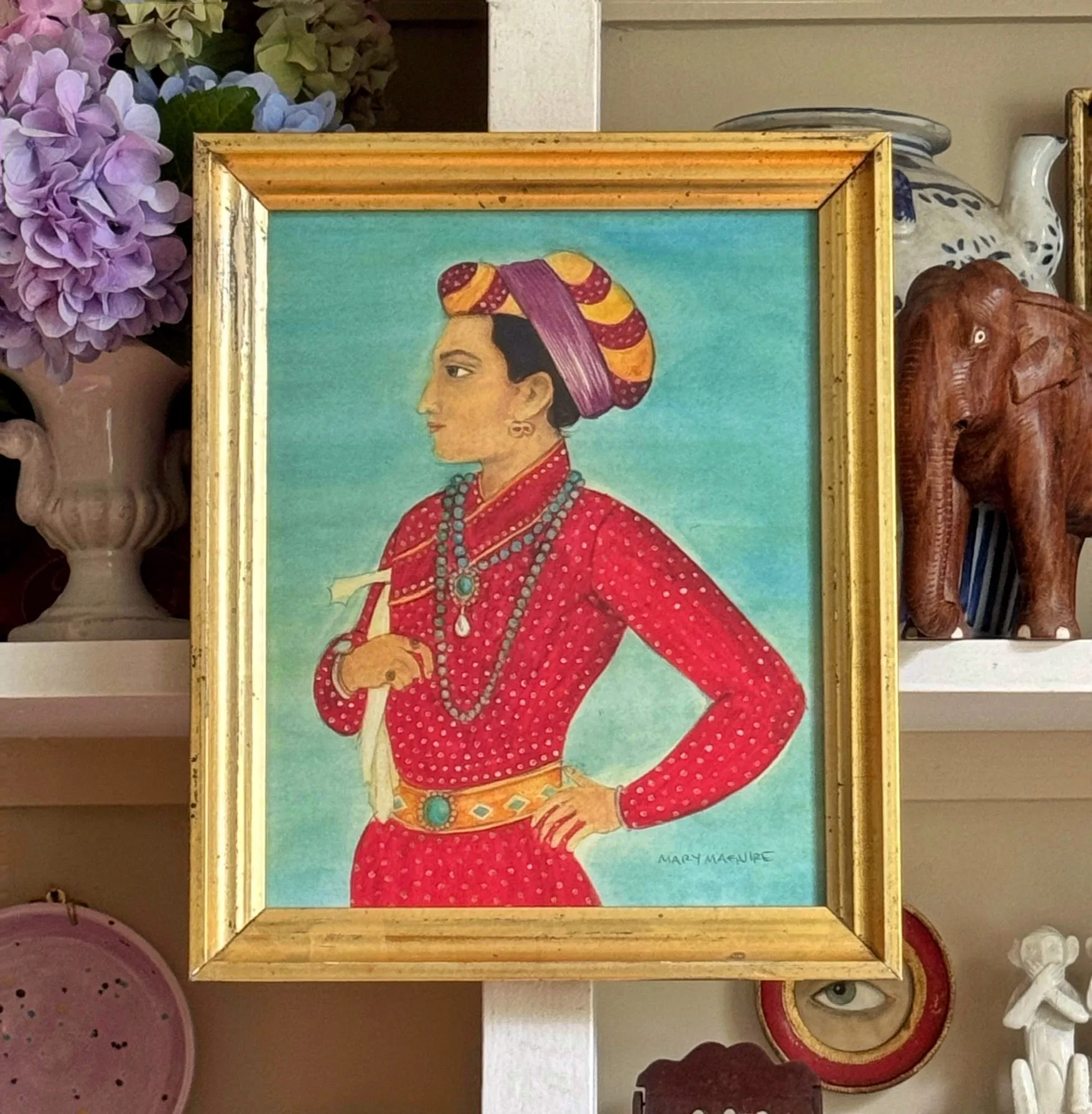 'Indian Prince in Red Robes'