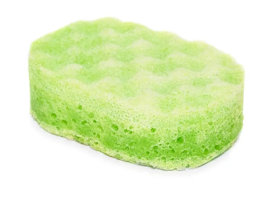 Lime Oval Soap Sponge