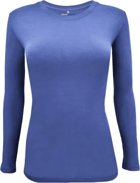 Natural Uniforms Women's Under Scrub Tee Crew Neck Long Sleeve T-Shirt