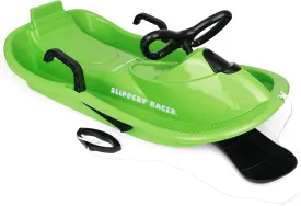 Slippery Racer Downhill Derby Kids Steerable Snow Sled