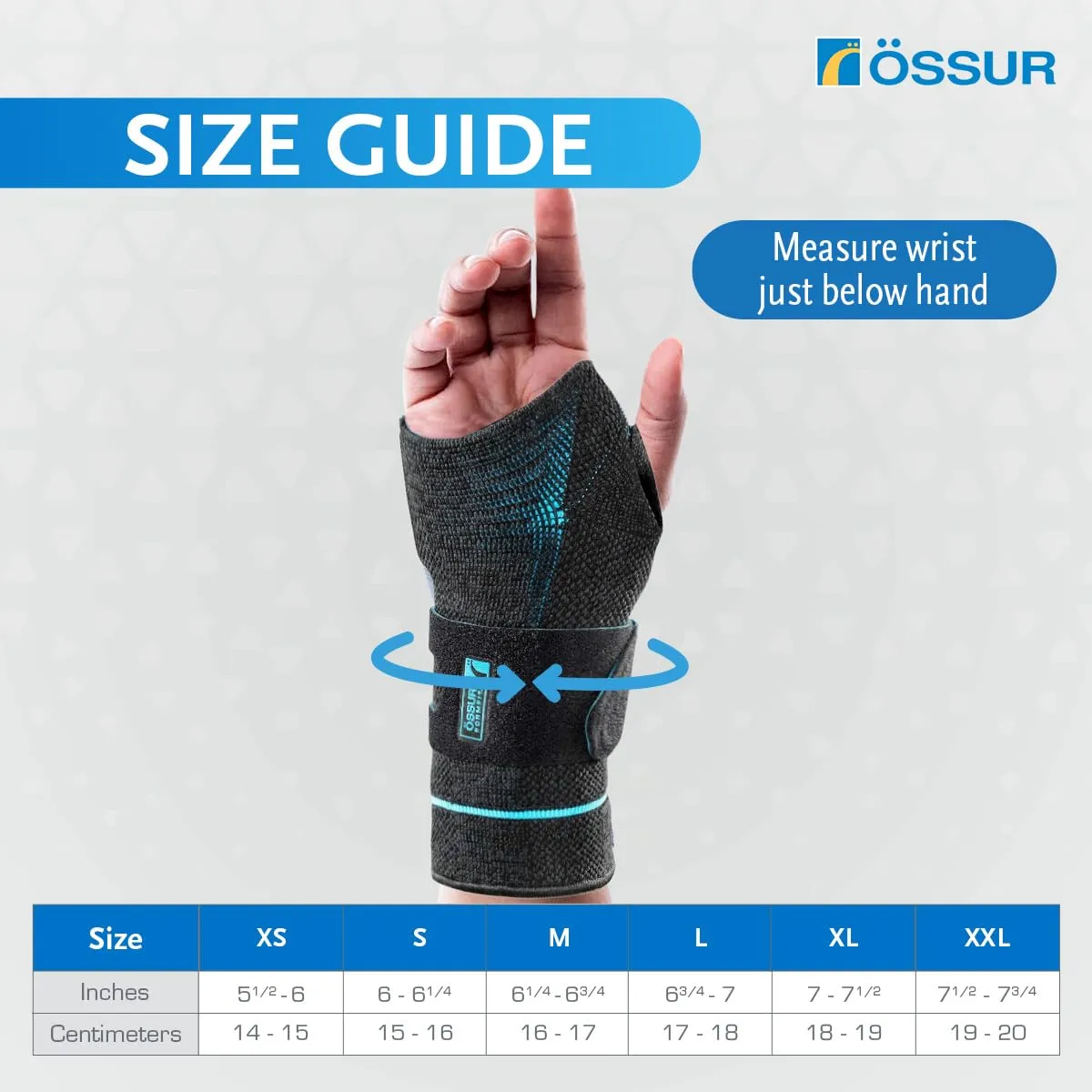 ssur Formfit Pro Wrist Support - Carpal Tunnel, Tendonitis, Wrist Pain Relief - Adjustable Compression Brace for Left Hand, Orthopedic Aid for Arthritis, Sprains, and Sports Injuries - Left/Medium