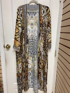 Tiger Kimono coverup